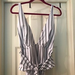 Cupshe striped One piece size XL